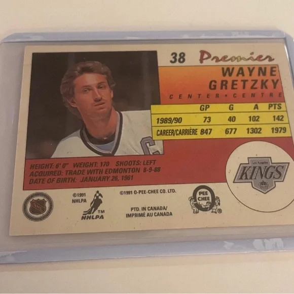 Wayne Gretzky Los Angeles Kings 2,000 points - Picture 2 of 2